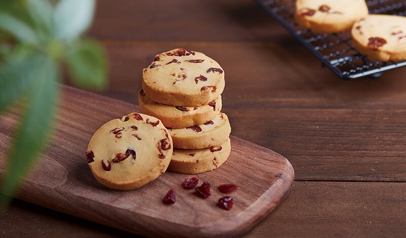 当香港曲奇撞上蔓越莓,酸甜滋味满溢