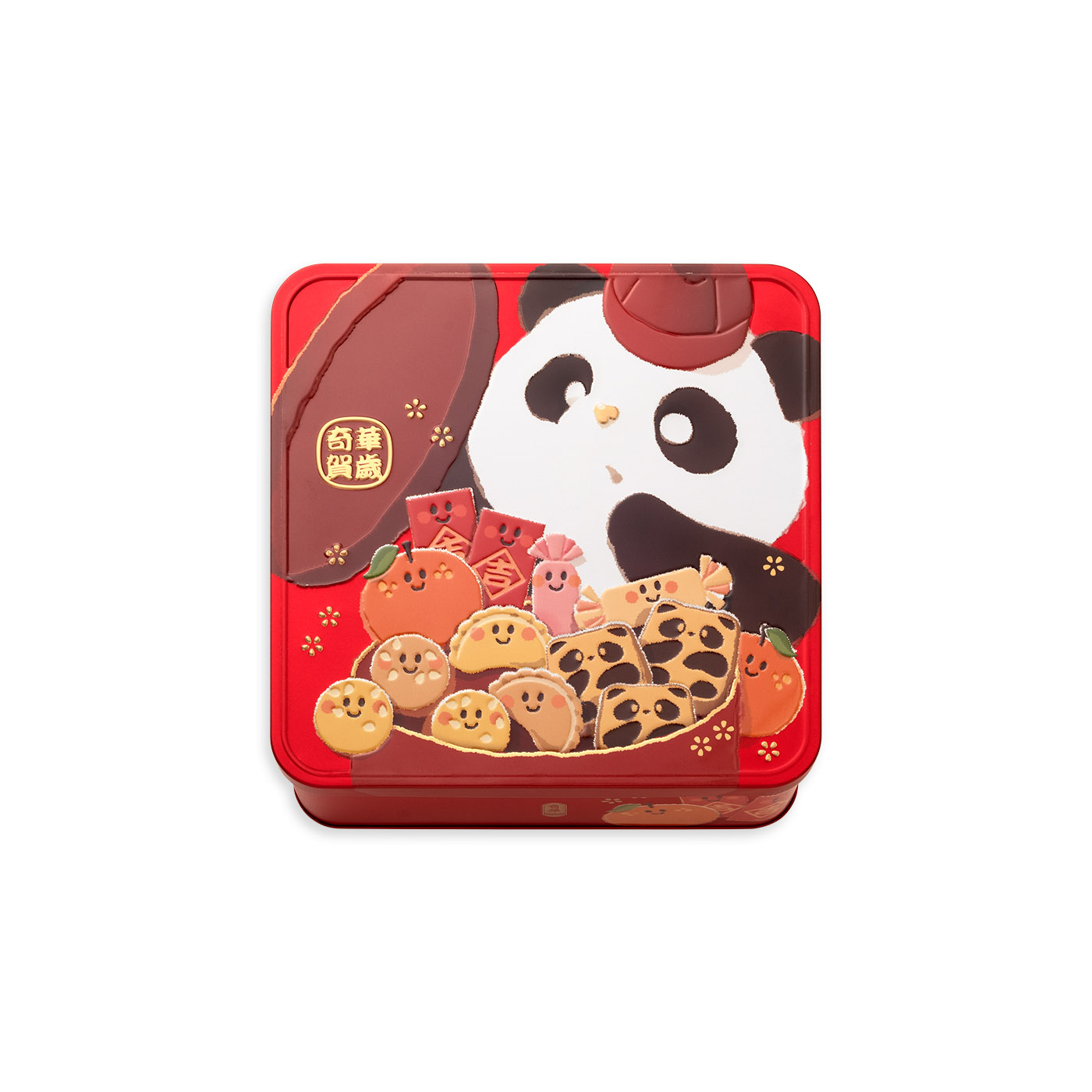 贺年熊猫曲奇饼干