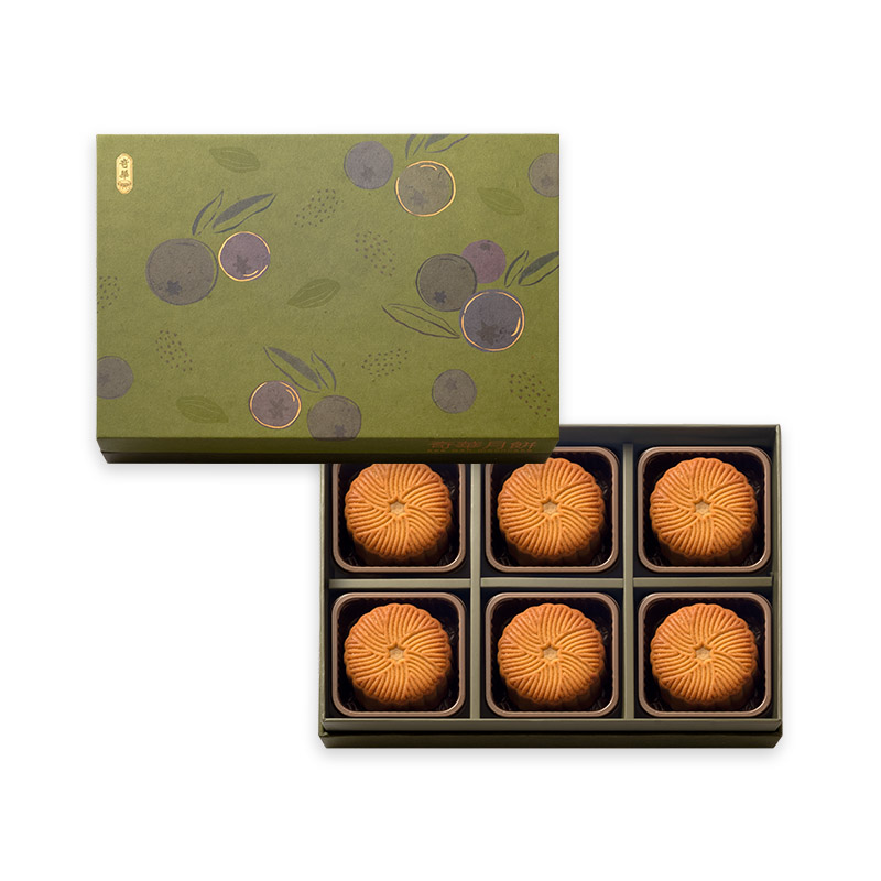 迷你坚果仁莓果月饼