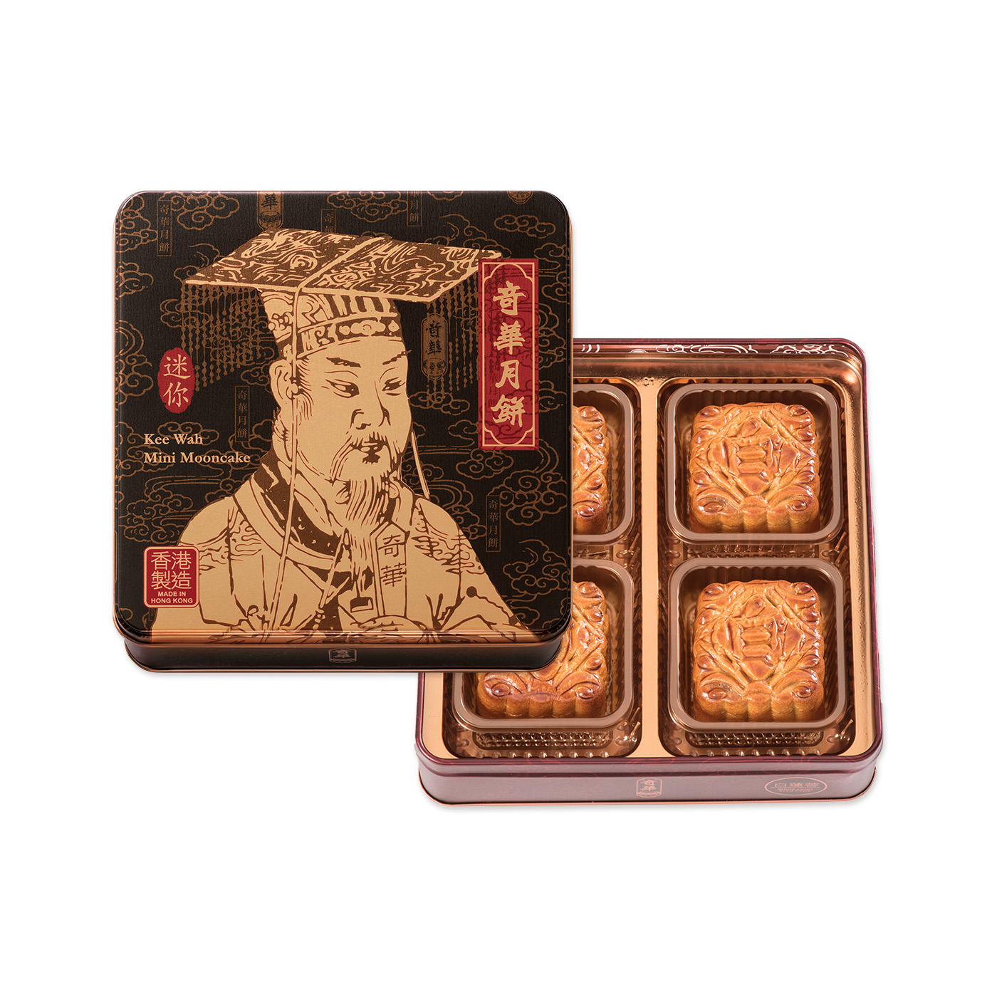 迷你蛋黄白莲蓉月饼（4粒装）